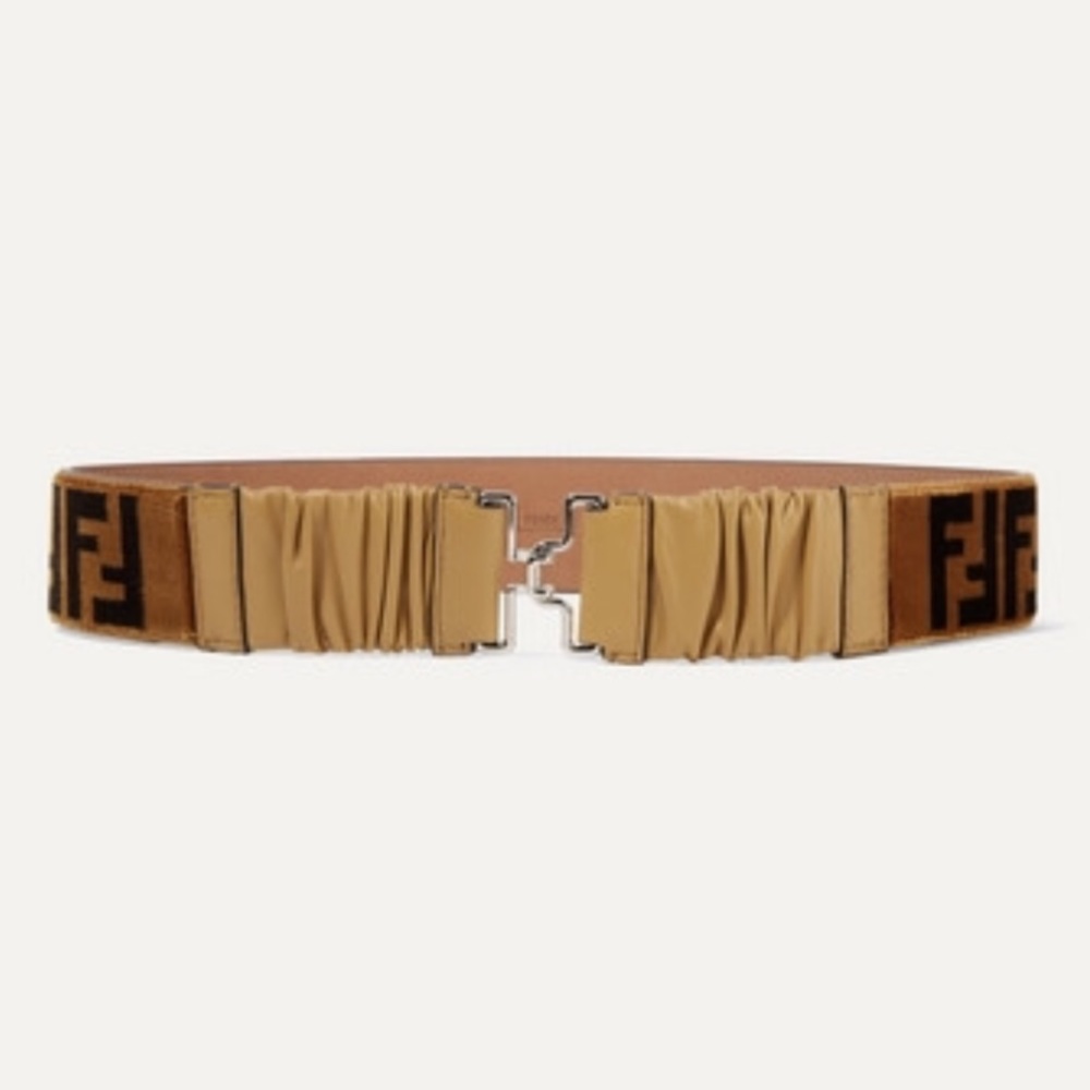 Fendi Tan and Brown Women's Belt